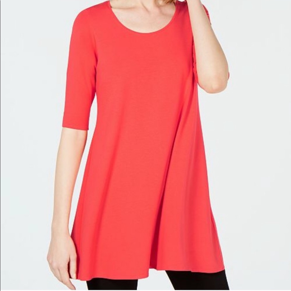 NEW! Eileen Fisher Elbow Sleeve Tunic Medium